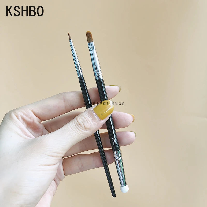 Nylon Angled Brow Brush 2pc - Beauty Bae