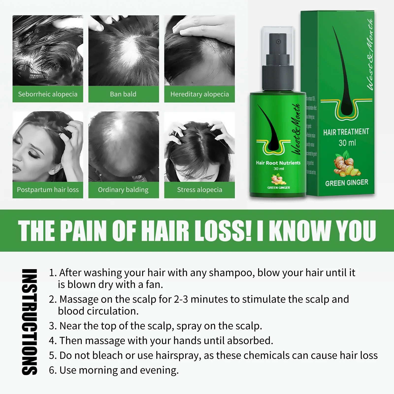 Scalp Repair Hair Growth Spray