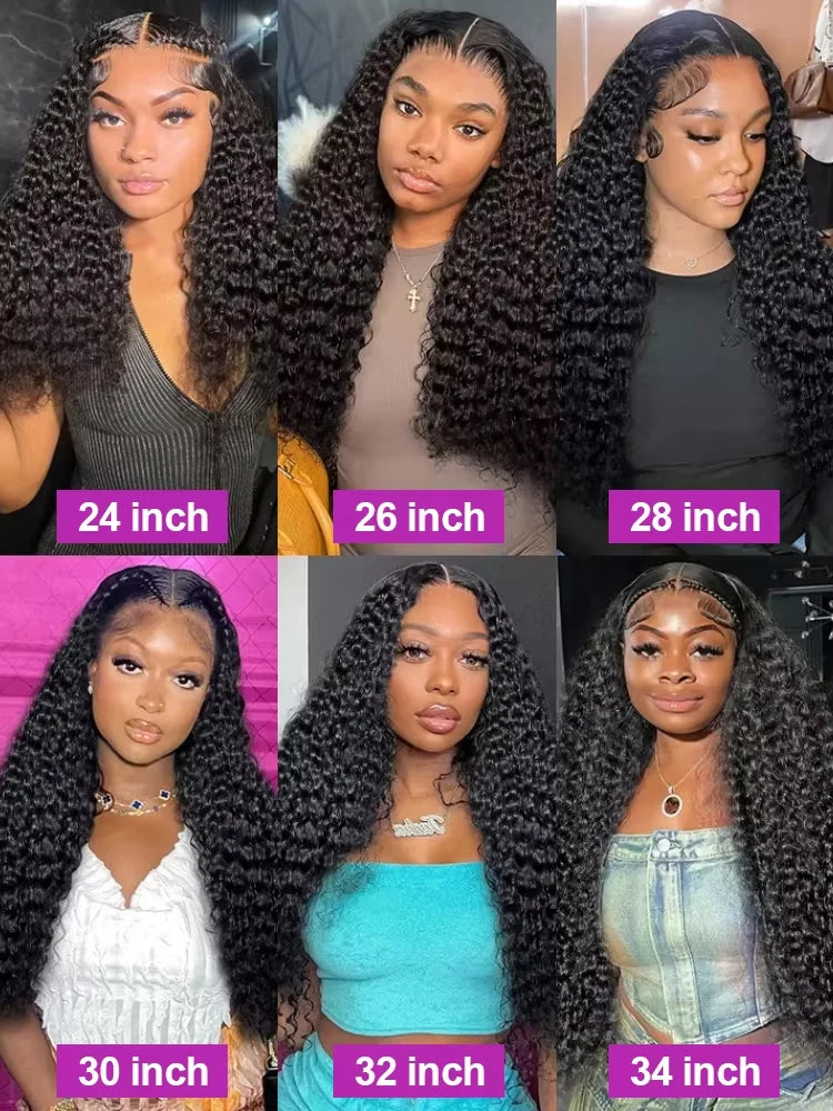 Lakeisha Burmese Deep Wave 13x6 HD Lace Front Human Hair Wig 26 To 30 Inches Glueless Pre Plucked Brazilian Remy Hair by Beauty Bae