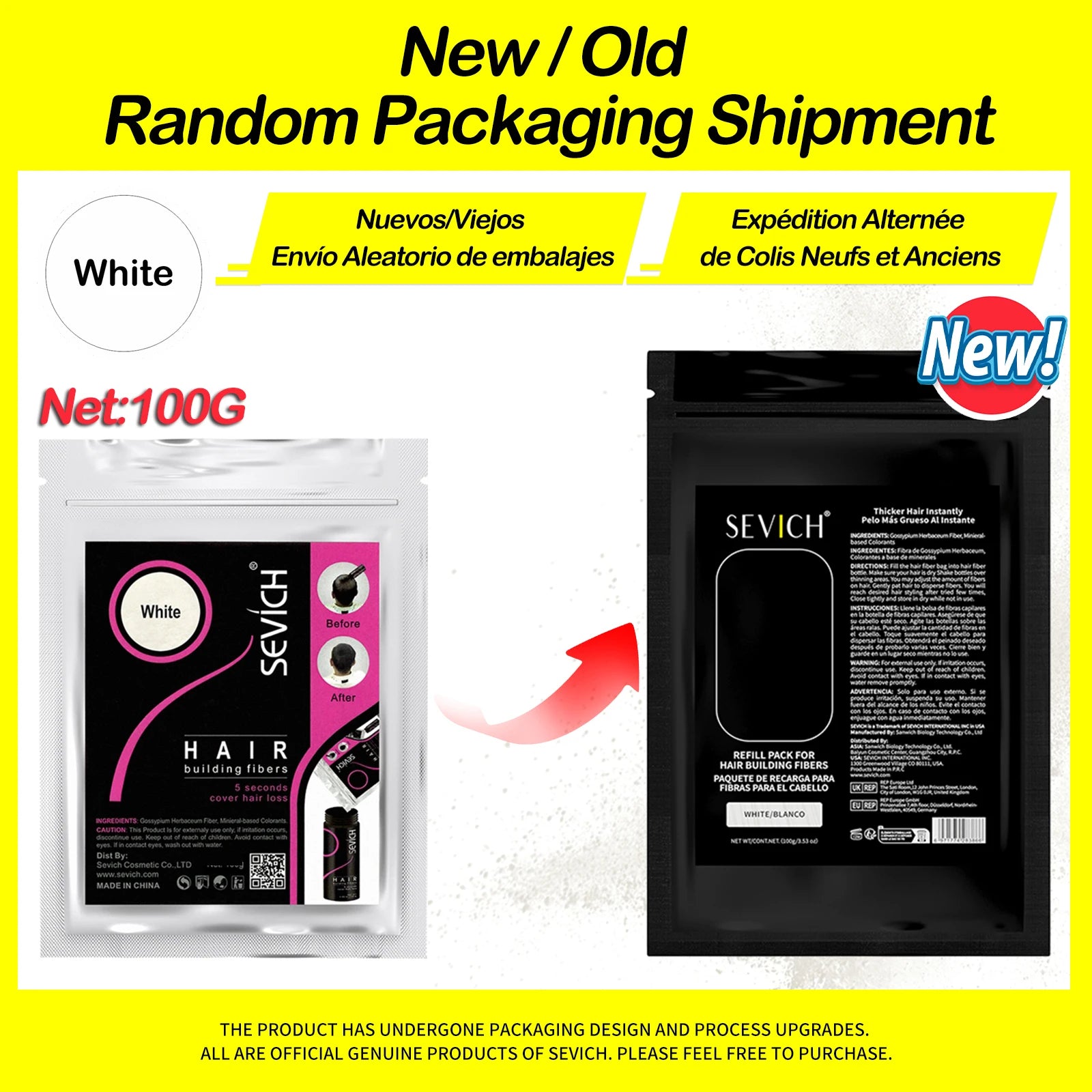 Keratin Fibers 100g Refill