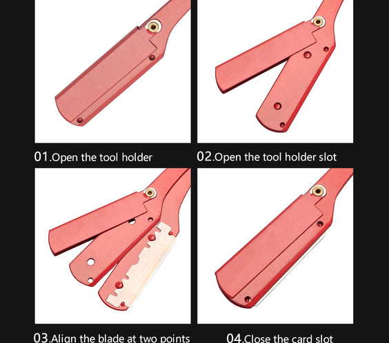 Steel Folding Barber Razor