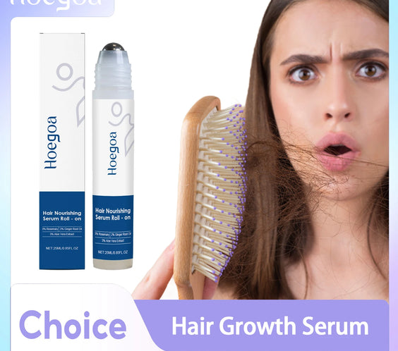 Rosemary Scalp Roller Serum bottle with roller applicator rosemary oil ingredients label 25ml 75ml 125ml