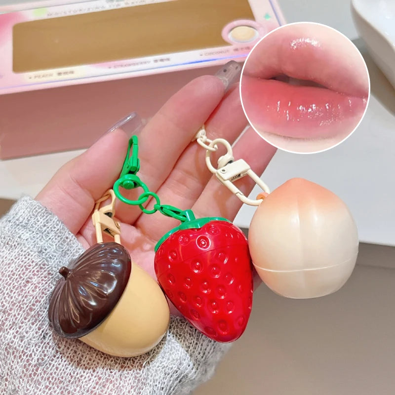 Peach Strawberry Nut Lip Balm - Beauty Bae