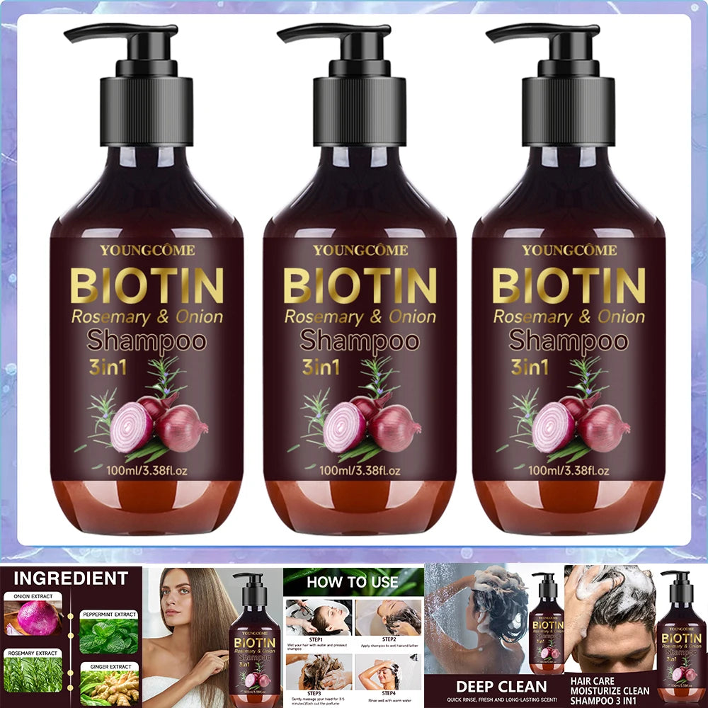 Biotin Rosemary Onion Shampoo