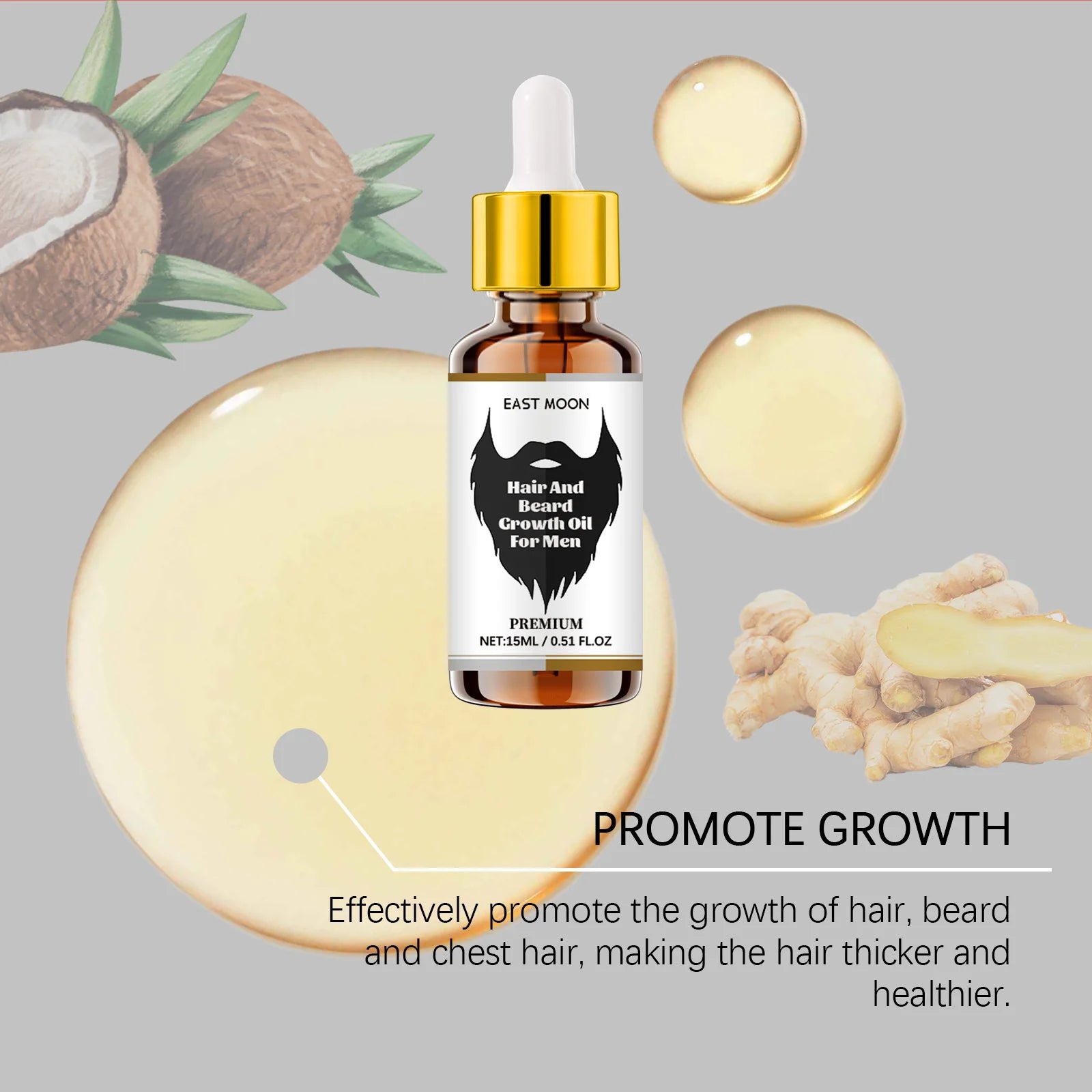 Beard Scalp Growth Serum 15ml