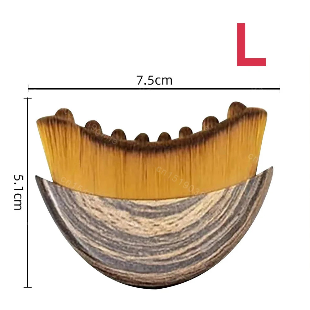 Wood Facial Lymphatic Brush