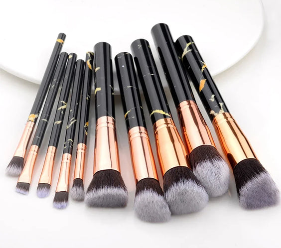 10pc Synthetic Brush Set