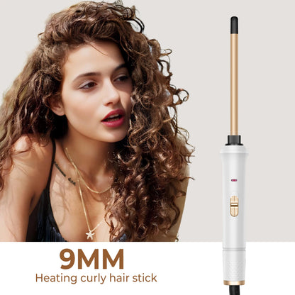 9mm Ceramic Curling Wand - Beauty Bae