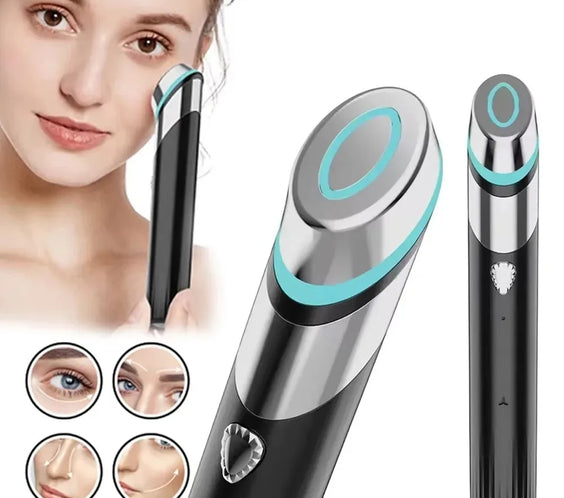 Age-R Microcurrent Face Lift handheld device with dual metal probes and ergonomic handle for cheek and jawline treatment