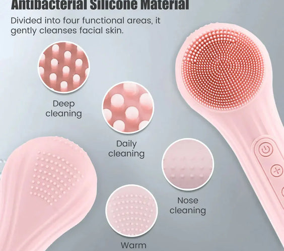 Sonic Facial Cleansing Brush Deep Pore Exfoliator for Clear, Radiant Skin.