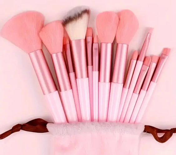 13/33pc Wool Makeup Brush Set