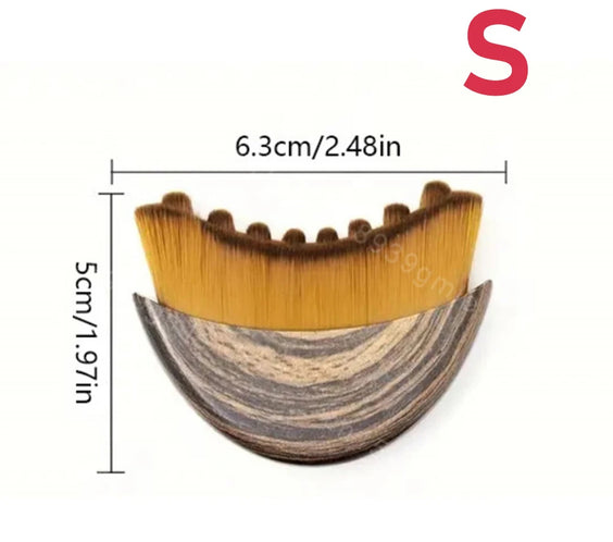 Wood Facial Lymphatic Brush