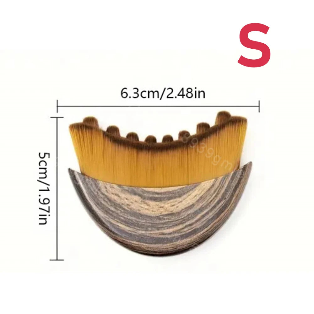 Wood Facial Lymphatic Brush