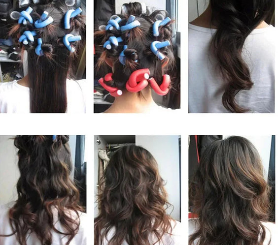 Foam Flexi Curl Rods 10pc