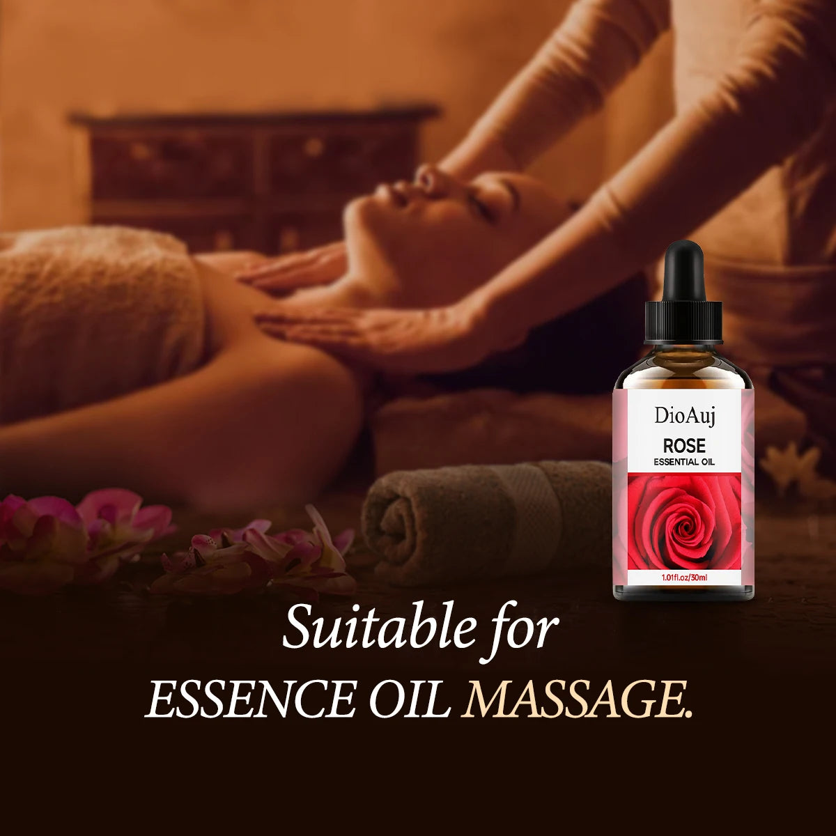 Rose Essential Oil Dropper