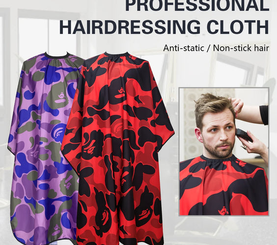 Barber polyester pongee cape 140x162 cm waterproof anti-static salon cape covering neck and shoulders