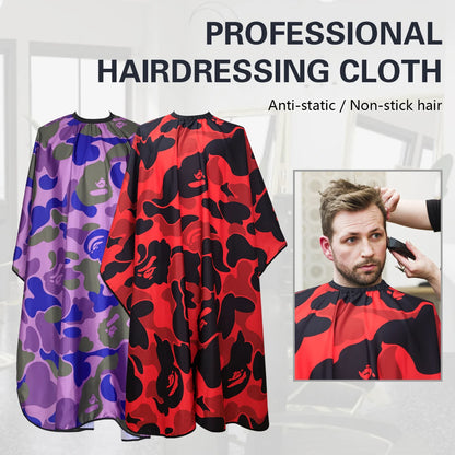 Barber polyester pongee cape 140x162 cm waterproof anti-static salon cape covering neck and shoulders