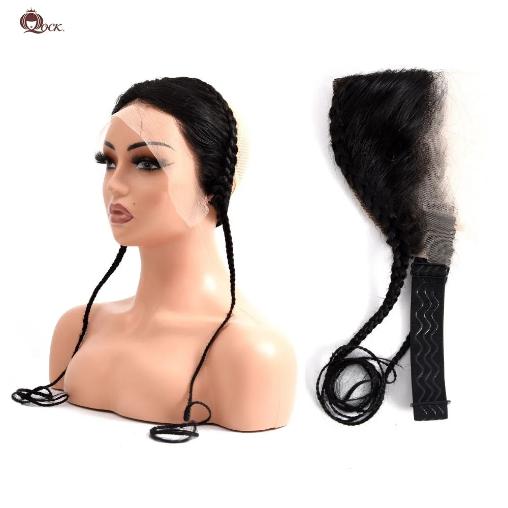 13x4 Inch 100 Percent Human Hair Forehead Hairpiece With Built In Hair Band For Thinning Hairline Seamless Natural Look by Beauty Bae