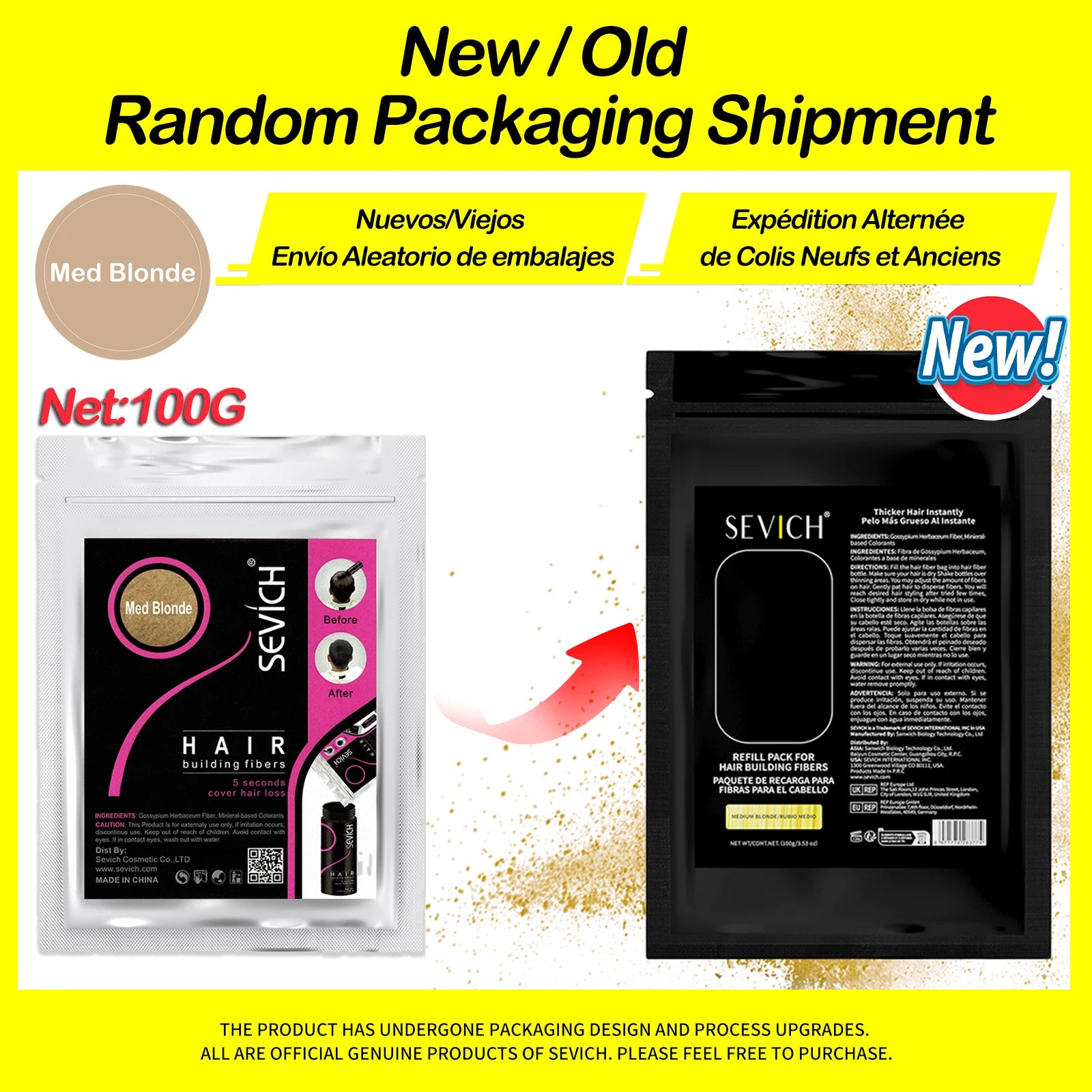 Keratin Fibers 100g Refill