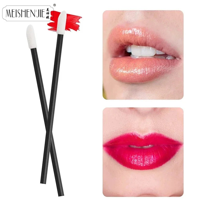 12mm Nylon Lip Brush Wands - Beauty Bae