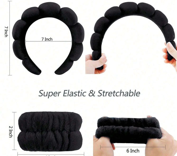 Soft Fiber Spa Headband Set