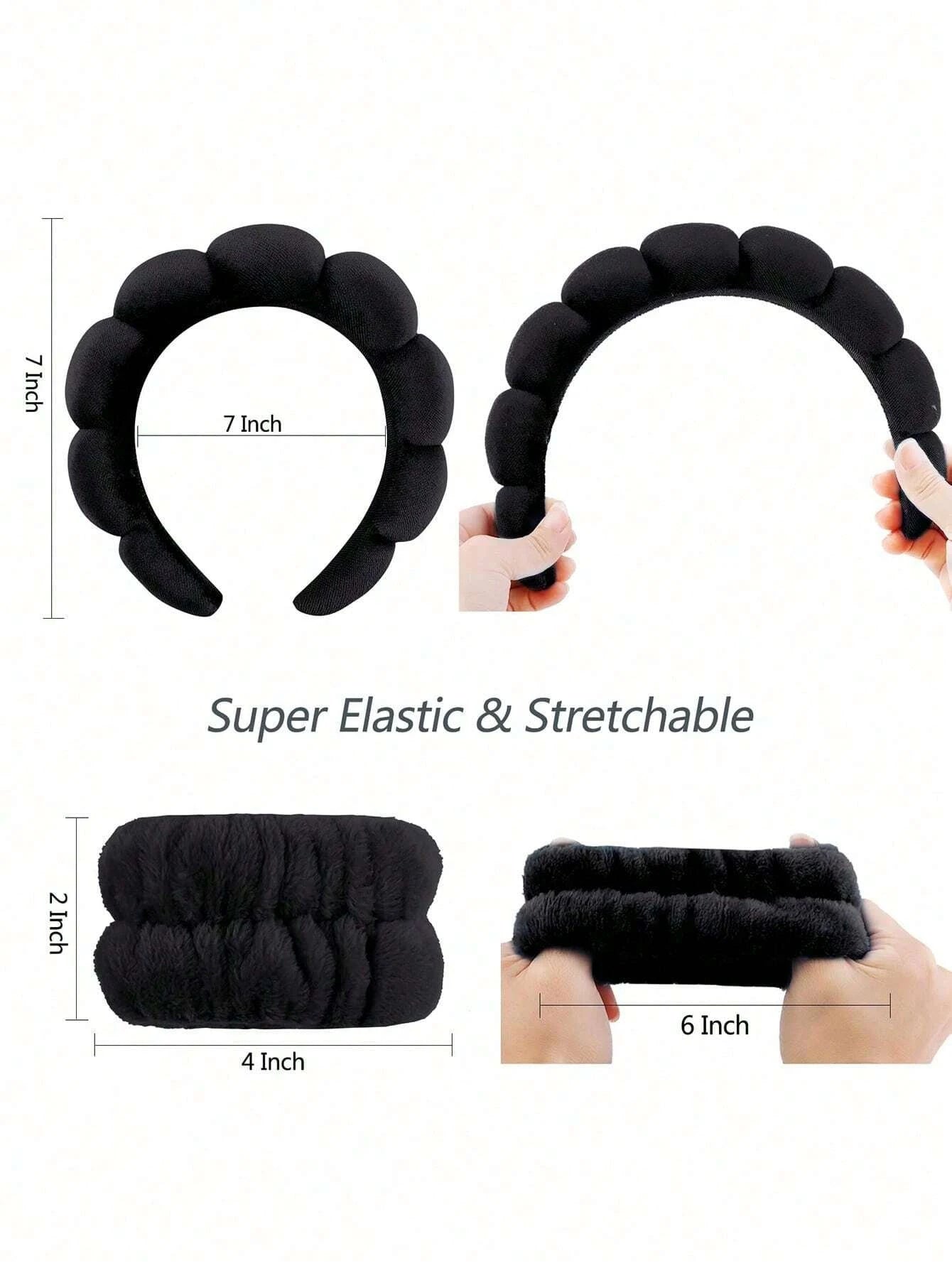 Soft Fiber Spa Headband Set