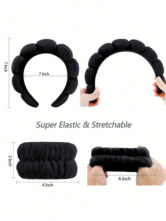 Soft Fiber Spa Headband Set