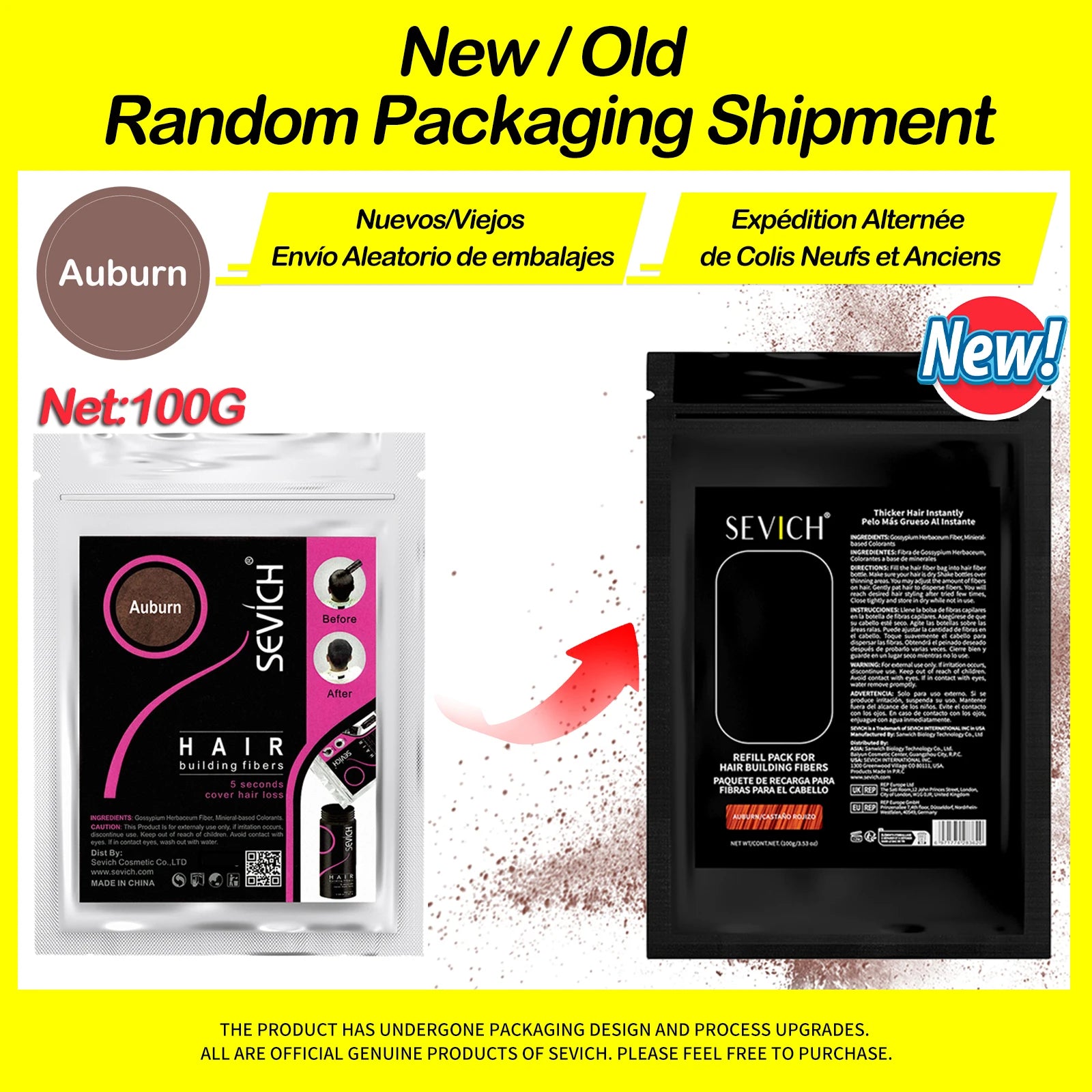 Keratin Fibers 100g Refill