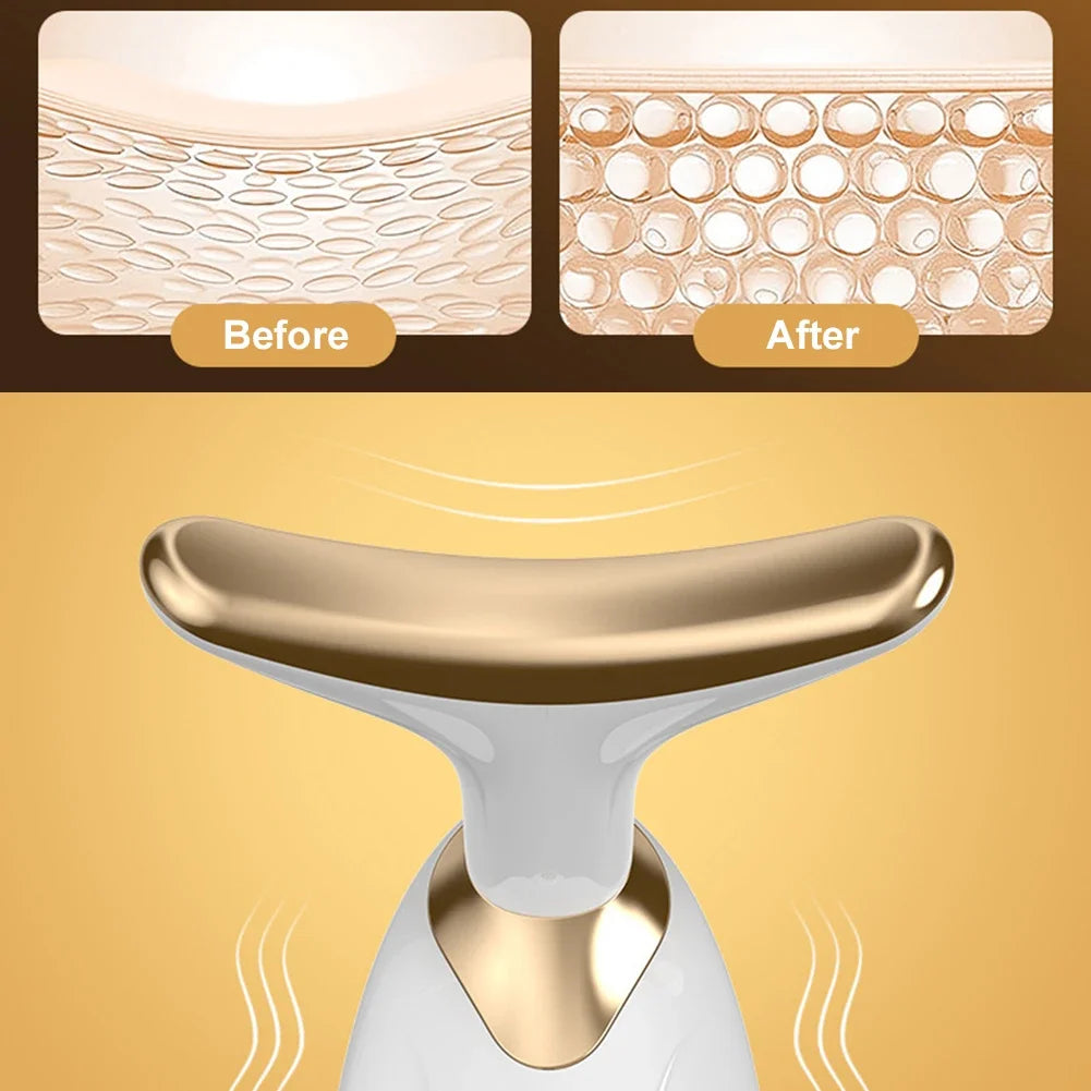 Microcurrent Facial Lifting Device	Anti-Aging Massager for Jawline Contouring.