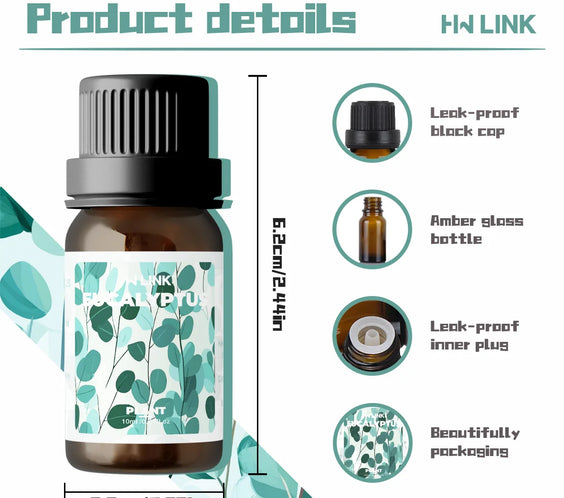 Eucalyptus Oil 10ml Pure