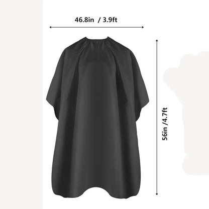 Black Polyester Salon Cape - Beauty Bae
