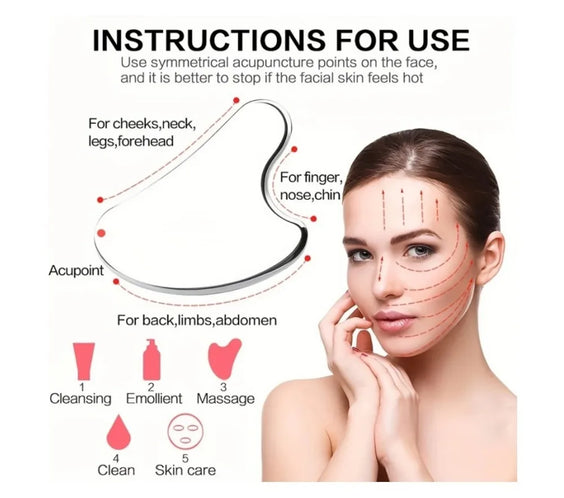 Stainless Steel Gua Sha Set
