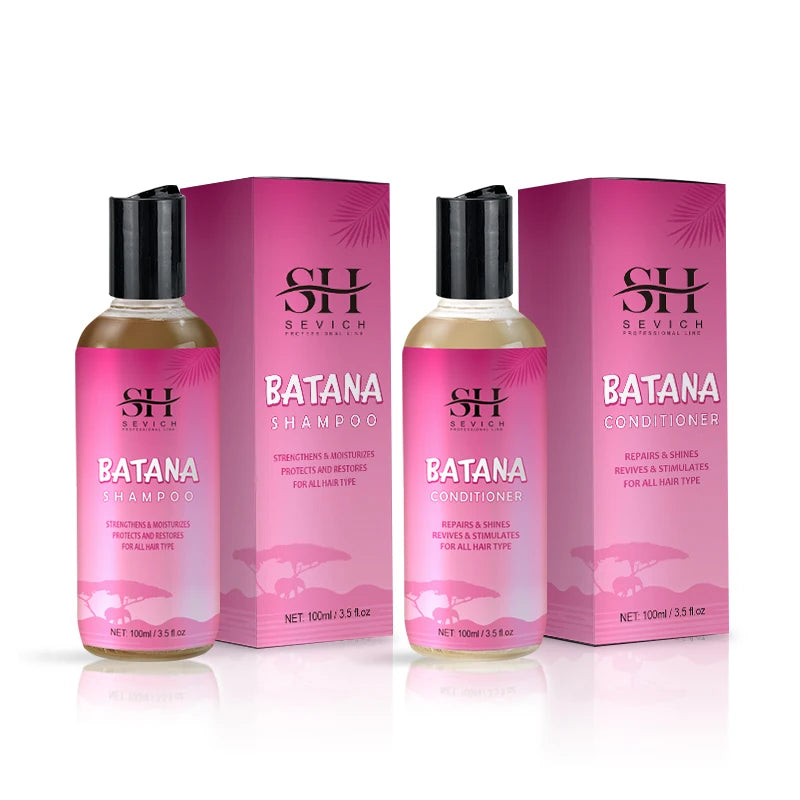 Sevich Batana Hair Growth Shampoo and Conditioner Set Anti Hair Loss for Men and Women Fast Regrowth by Beauty Bae