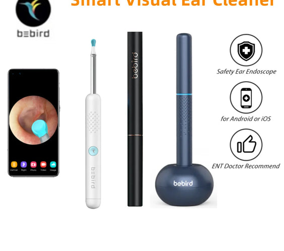 Bebird R3 visual ear camera with 3.5mm inner lens LED illumination and USB charging base