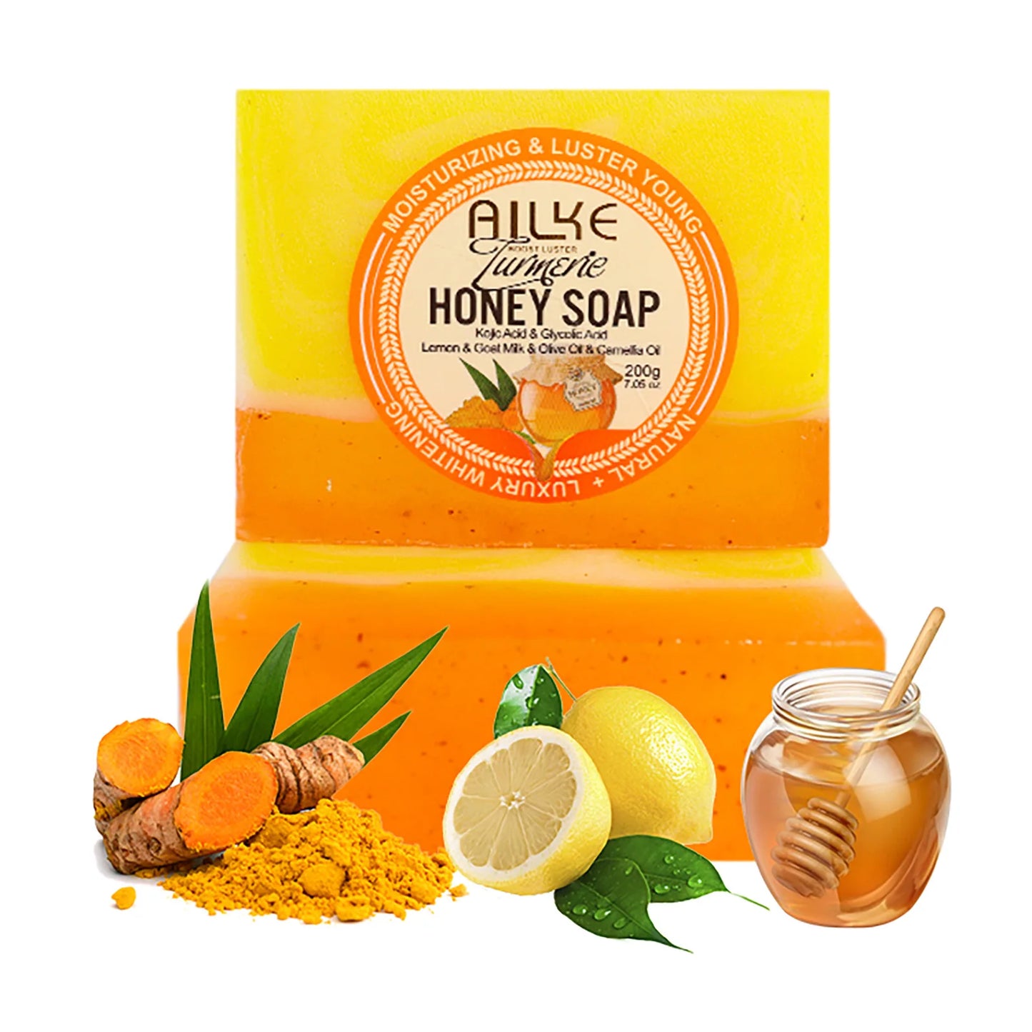Turmeric Honey Soap 200g - Beauty Bae