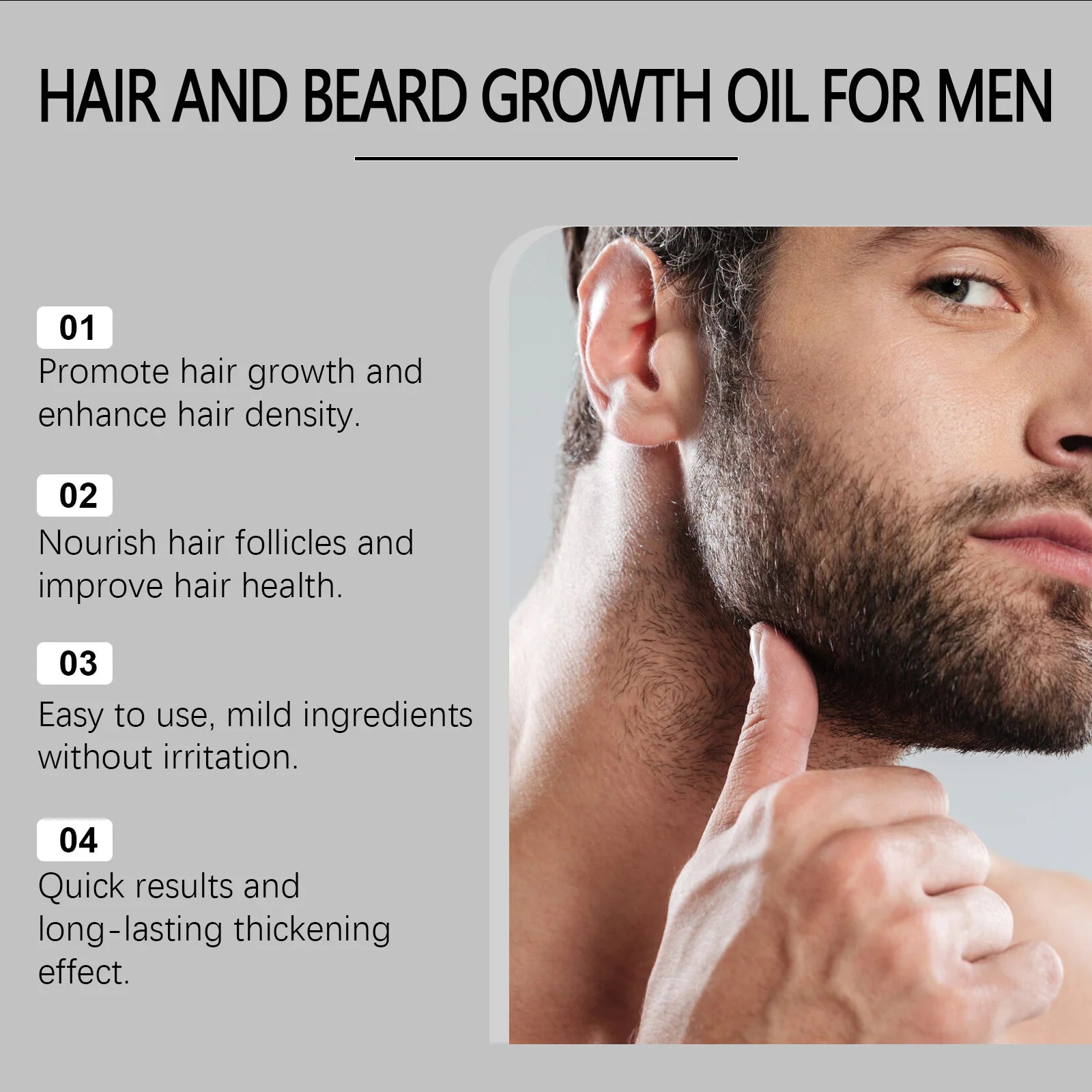 Beard Scalp Growth Serum 15ml