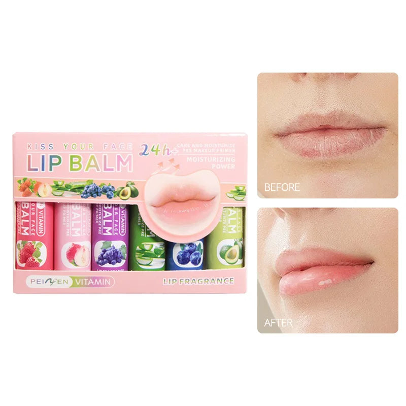 Fruit Hydrating Lip Balm Set - Beauty Bae