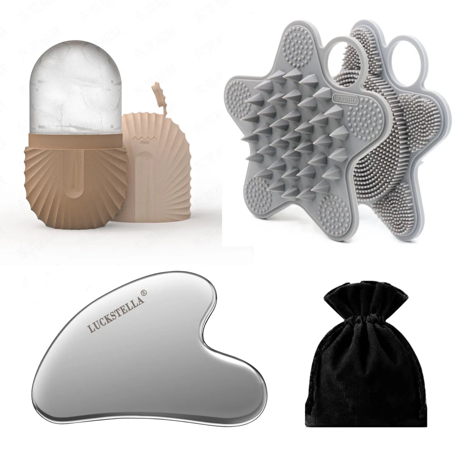 Stainless Steel Gua Sha Set