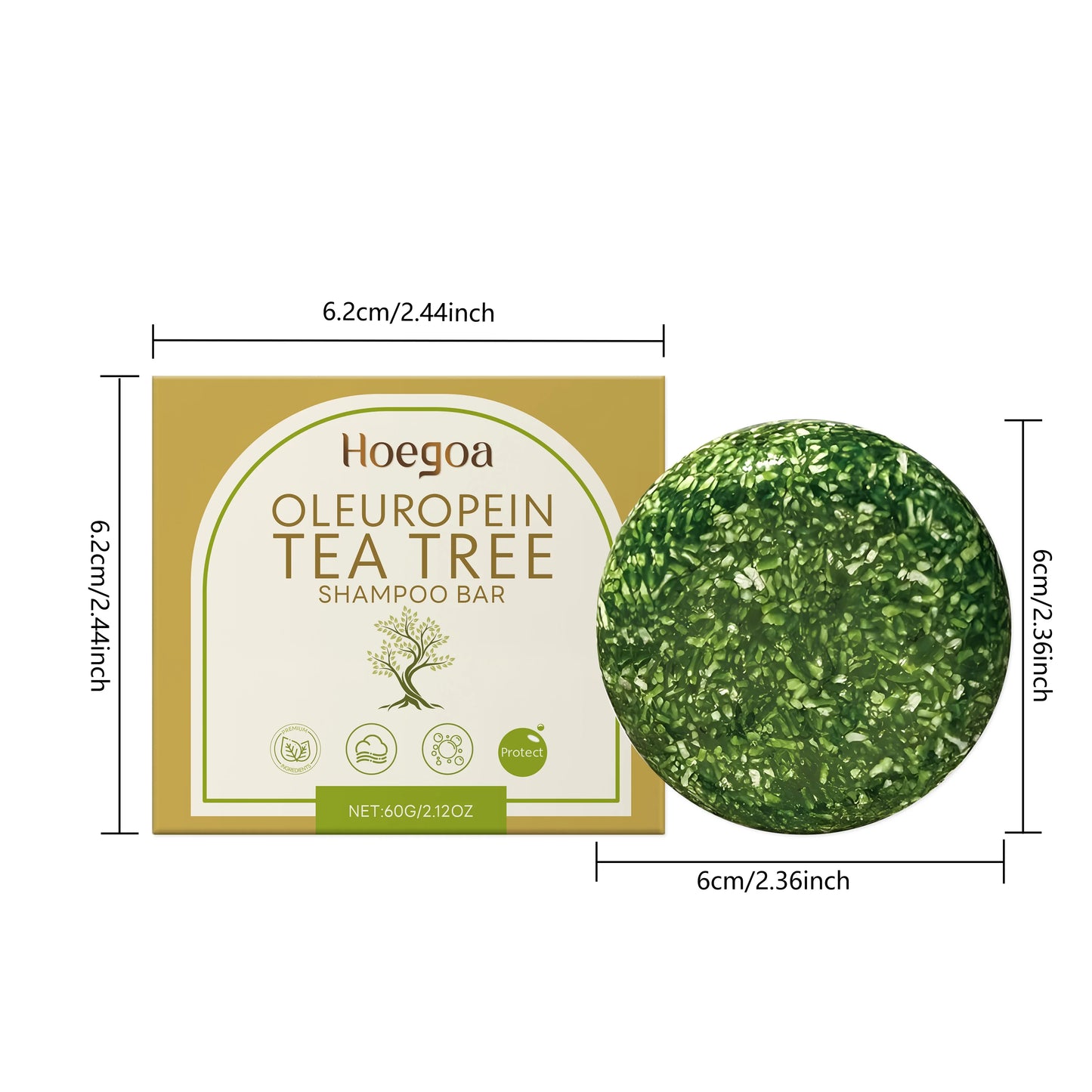 Tea Tree Dandruff Shampoo Bar - Beauty Bae