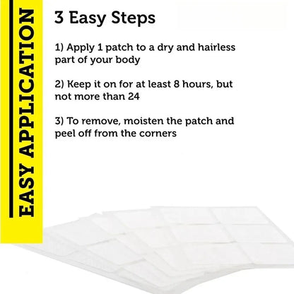 Transdermal Patches Calcium Magnesium Zinc With Vitamin D3 For Bone Health And Muscle Strength 30 Patches by Beauty Bae