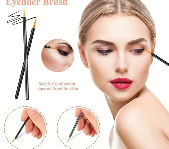 80pc Wool Lash Micro Brushes