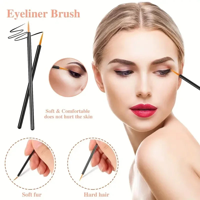 80pc Wool Lash Micro Brushes