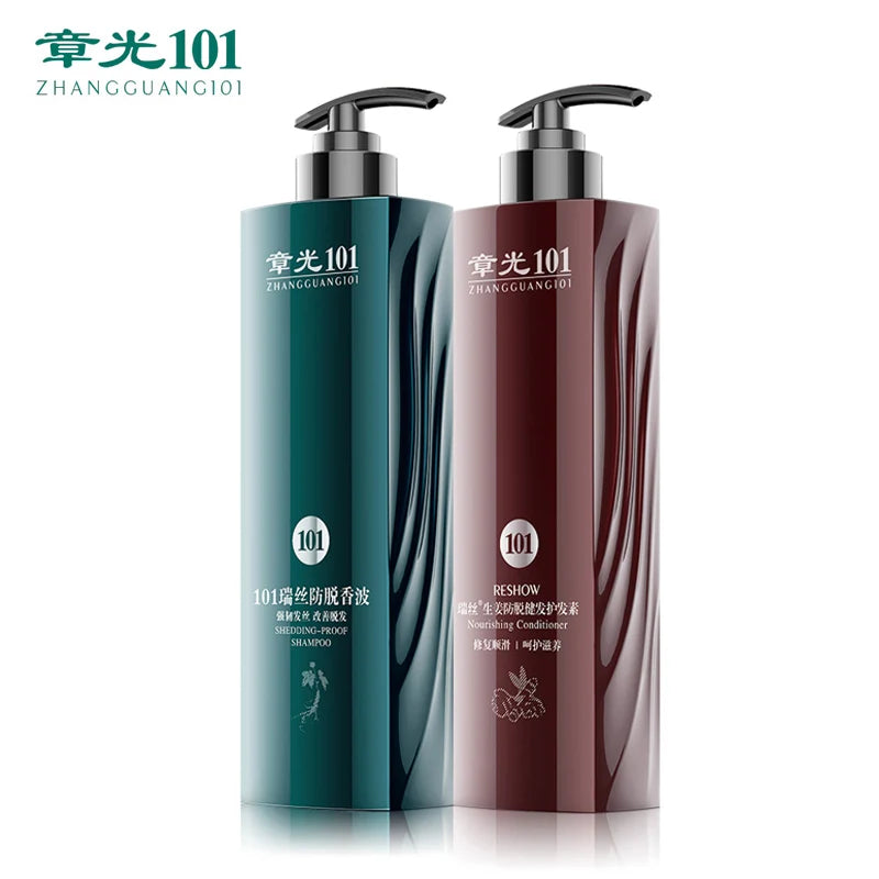 Zhangguang 101 Anti Hair Loss Shampoo 360g Ginger Nourishing Hair Conditioner Set Chinese Herbal by Beauty Bae