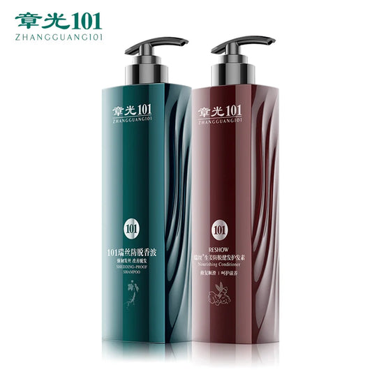 Zhangguang 101 Anti Hair Loss Shampoo 360g Ginger Nourishing Hair Conditioner Set Chinese Herbal by Beauty Bae
