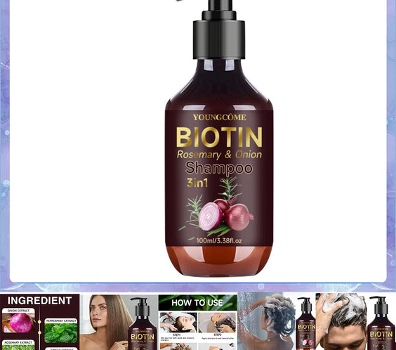 Biotin Rosemary Onion Shampoo