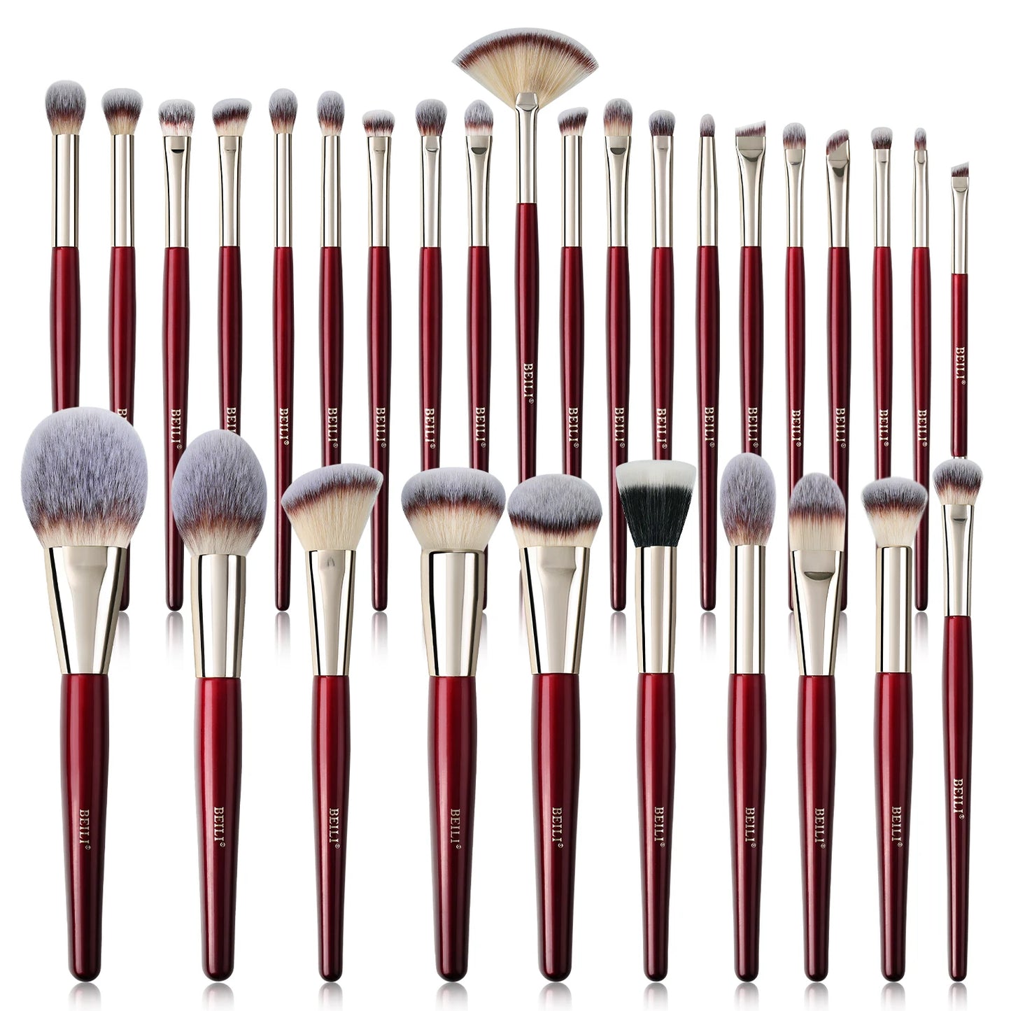 BEILI Vegan Brush Set 9-30pc - Beauty Bae