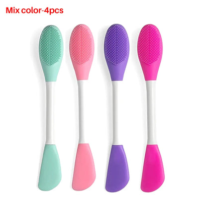 Silicone Dual-Head Face Brush - Beauty Bae