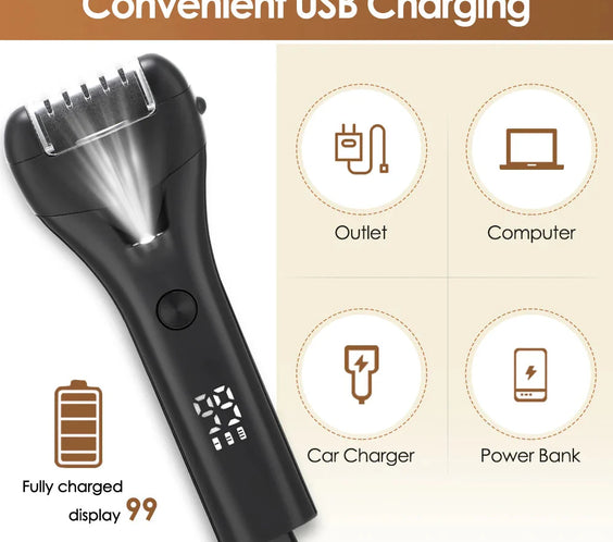 Silky Feet Pedicure Tool – Luxury Callus Remover & Spa-Grade Foot Care for Silky Smooth Skin.