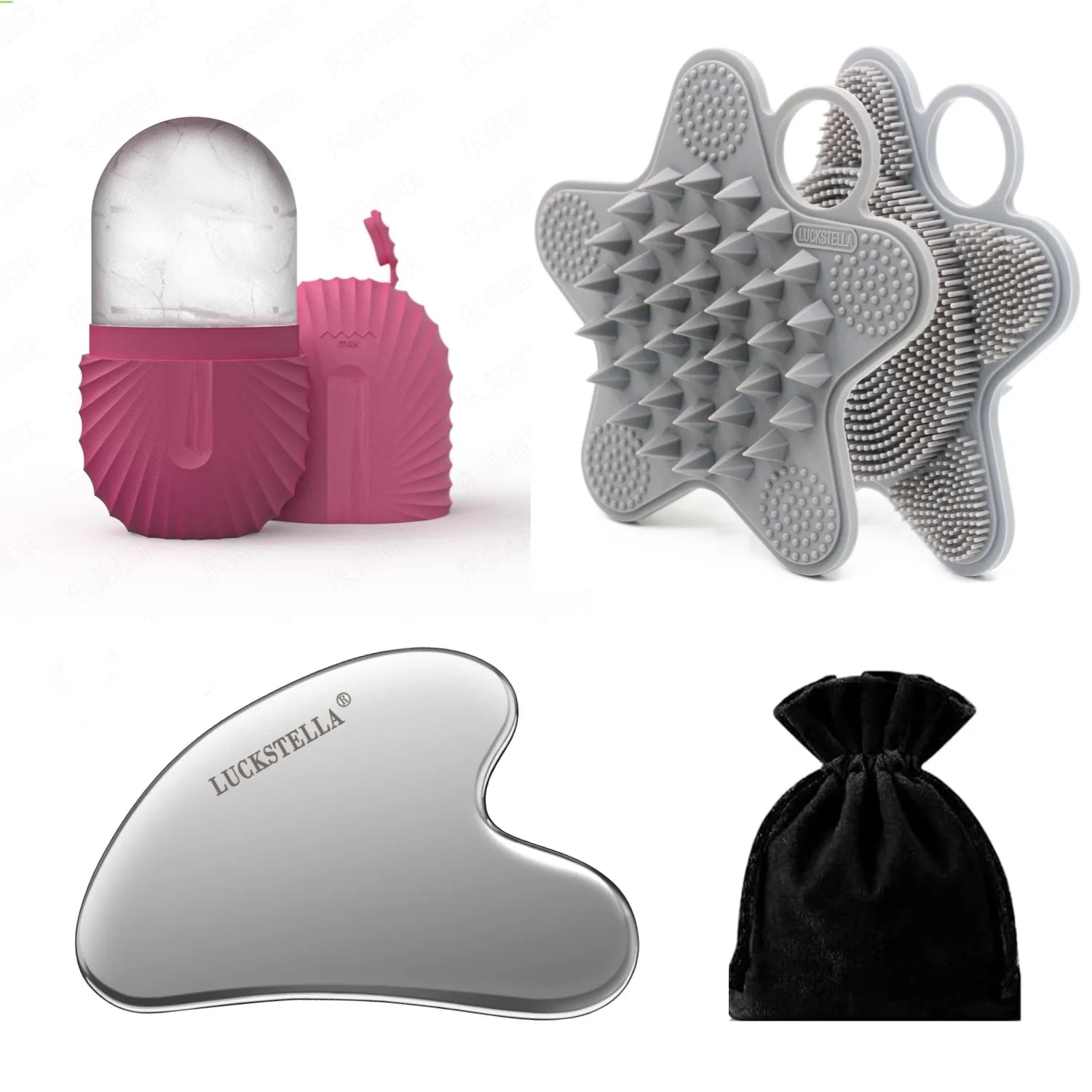 Stainless Steel Gua Sha Set