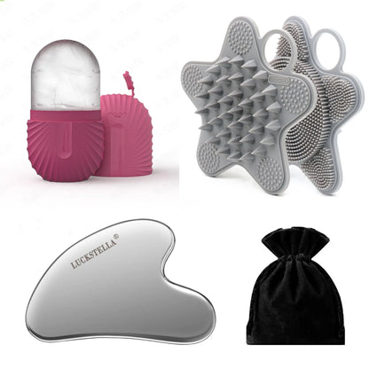 Stainless Steel Gua Sha Set - Beauty Bae